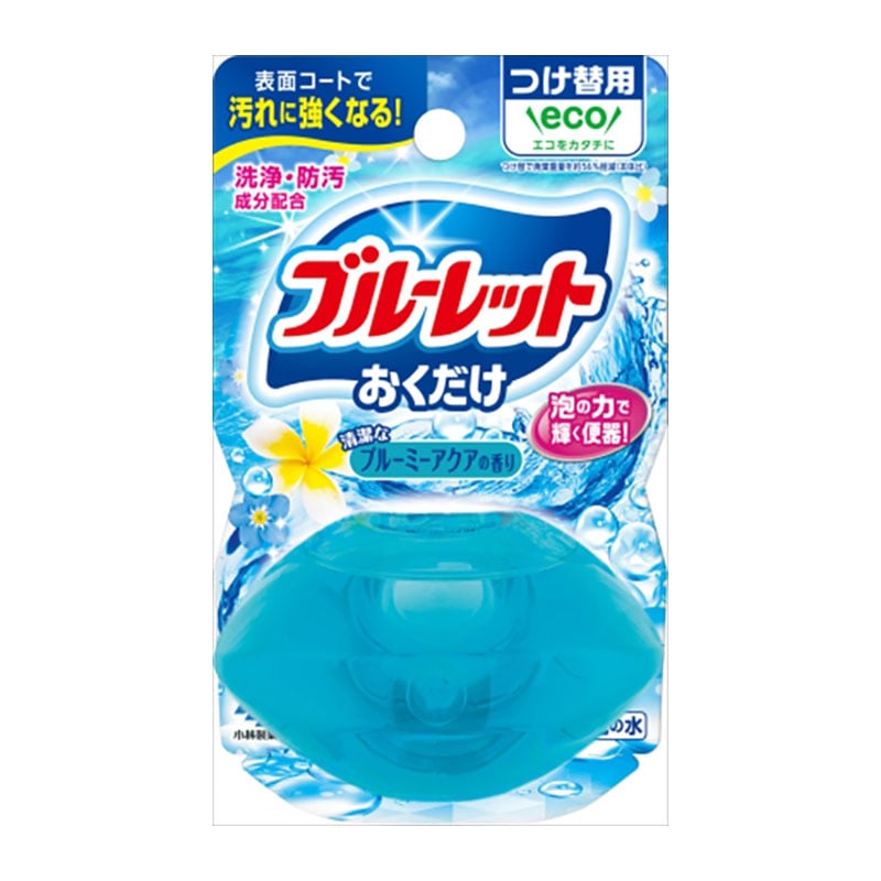 >小林製薬　液体ブルーレット　おくだけ　つけ替用　ブルーミーアクアの香り　70ML 1個（ご注文単位1個）【直送品】