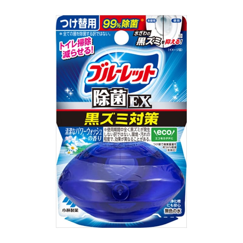 小林製薬　液体ブルーレット　おくだけ　除菌EX　パワーウオッシュの香り　つけ替　67ML 1個（ご注文単位1個）【直送品】