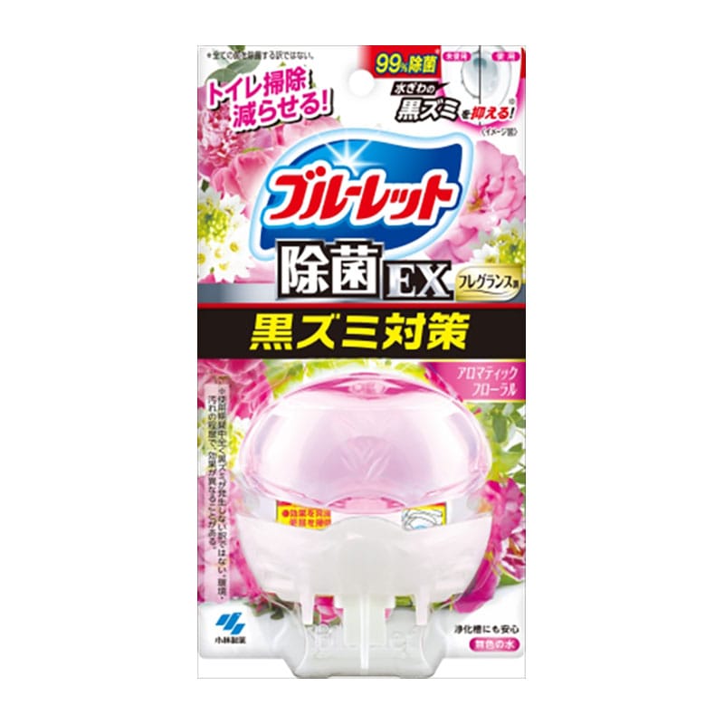 小林製薬　液体ブルーレット　おくだけ　除菌EX　フレグランス　アロマティックフローラルの香り　67ML 1個（ご注文単位1個）【直送品】