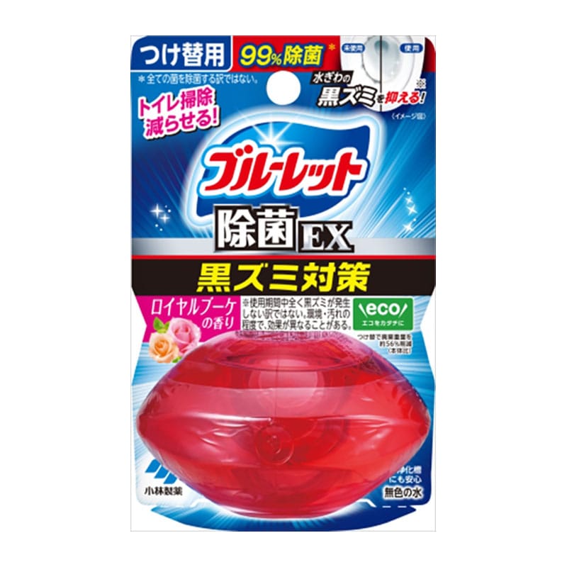 小林製薬　液体ブルーレット　おくだけ　除菌EX　ロイヤルブーケの香り　つけ替　67ML 1個（ご注文単位1個）【直送品】