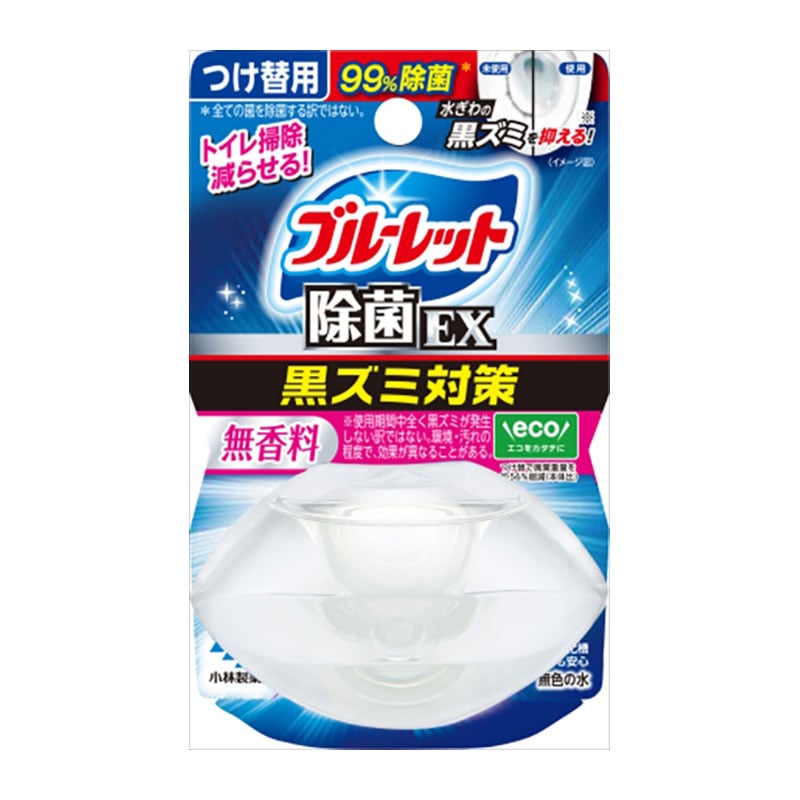 小林製薬　液体ブルーレット　おくだけ　除菌EX　無香料　つけ替　67ML 1個（ご注文単位1個）【直送品】