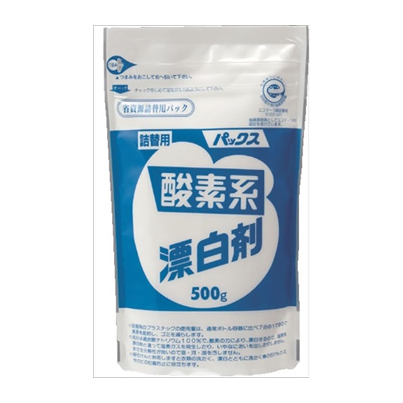 太陽油脂　パックス　酸素系漂白剤　詰替用　500G 1個（ご注文単位1個）【直送品】