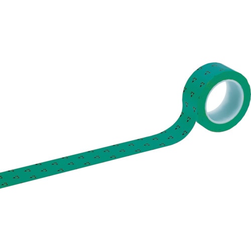 トラスコ中山 緑十字 クリーンルーム用ラインテープ 緑 ＨＣＰＡＳ-50Ｇ 50mm幅×33ｍ 帯電防止タイプ（ご注文単位1巻）【直送品】