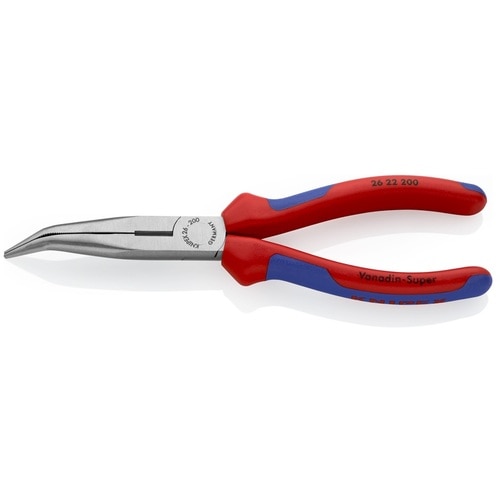 >トラスコ中山 KNIPEX 先曲ロングラジオペンチ 200mm　446-7574（ご注文単位1個）【直送品】