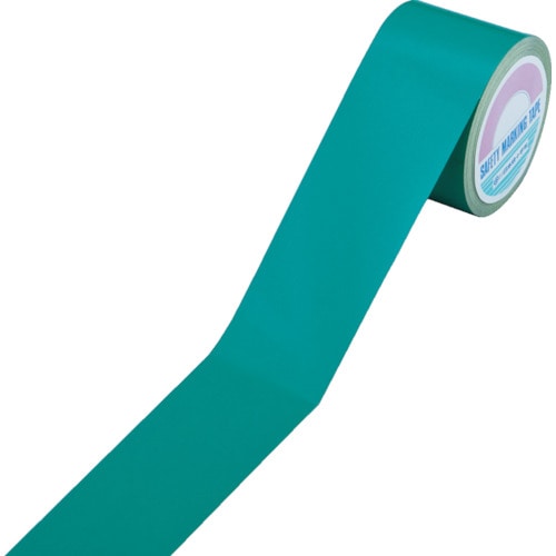 【直送品】トラスコ中山 緑十字 ラインテープ(反射) 緑 反射-50Ｇ 50mm幅×10ｍ 屋内用 ポリエステル（ご注文単位1巻）