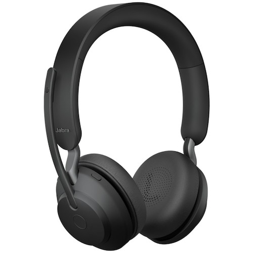 トラスコ中山 ジャブラ Jabra Evolve2 65 UC Stereo USB-A Black（ご注文単位1個）【直送品】