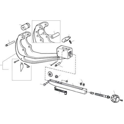 >トラスコ中山 RIDGID チューブカッター用パーツ フレーム F／156 788-1975  (ご注文単位1パック) 【直送品】