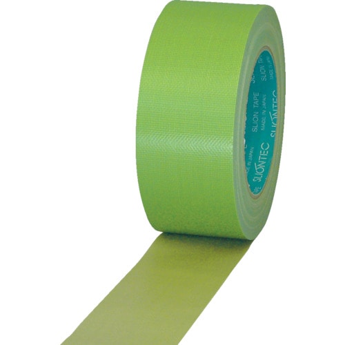 >【直送品】トラスコ中山 スリオン 養生用布粘着テープ25mm ライトグリーン（ご注文単位1巻）