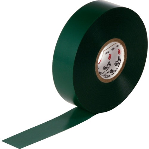 >【直送品】トラスコ中山 3Ｍ ビニールテープ 35 緑 19mmＸ20ｍ（ご注文単位1巻）