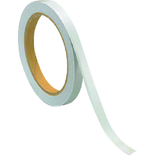トラスコ中山 ユニット 反射テープ白 ポリエステル樹脂フィルム 10mm幅×10ｍ巻（ご注文単位1組）【直送品】