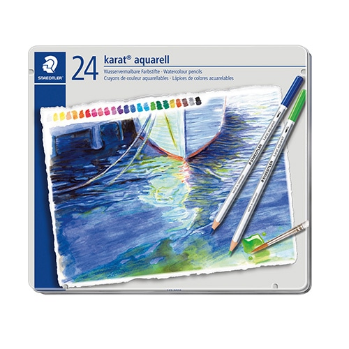 125 M24 カラトアクェレル水彩色鉛筆２４色 1セット (ご注文単位1セット)【直送品】