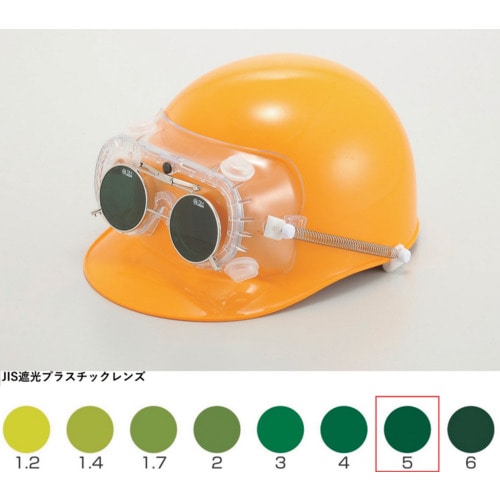 >トラスコ中山 トーアボージン 遮光めがね付きゴーグル 4010FUSB TBP5 619-2626  (ご注文単位1個) 【直送品】