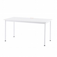 アール・エフ・ヤマカワ SHシンプルテーブル　W1400×D700 ホワイト Z－SHST－1470WHW 1台（ご注文単位1台）【直送品】