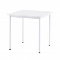 アール・エフ・ヤマカワ SHシンプルテーブル　W700×D700 ホワイト Z－SHST－700WHW 1台（ご注文単位1台）【直送品】