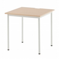 アール・エフ・ヤマカワ SHシンプルテーブル　W700×D700 ナチュラル SHST－700NA 1台（ご注文単位1台）【直送品】
