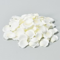 【直送品】 アスカ商会 造花 A－15735　ローズペタル ＃001　ホワイト 1袋（ご注文単位1袋）
