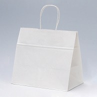 パックタケヤマ 手提げ紙袋　ファンシーバッグ M　ホワイト XZV01012 50枚/袋（ご注文単位4袋）【直送品】