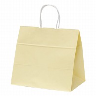 >【直送品】 パックタケヤマ 手提げ紙袋　ファンシーバッグ M　クリーム XZV01013 50枚/袋（ご注文単位4袋）