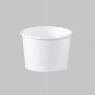 【直送品】 水野産業 アイス＆スープカップ　PLAラミ 8オンス　232m 02611　白 50個/束（ご注文単位20束）