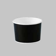 【直送品】 水野産業 アイス＆スープカップ　PLAラミ 8オンス　232m 02616　ブラック 50個/束（ご注文単位20束）