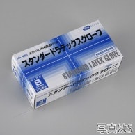 【直送品】 エブノ スタンダードラテックスグローブ　粉付 箱入　L 430　ナチュラル 100枚/箱（ご注文単位20箱）