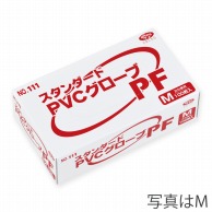 【直送品】 エブノ PVC手袋　スタンダード　パウダーフリー S 111　半透明 100枚/箱（ご注文単位30箱）