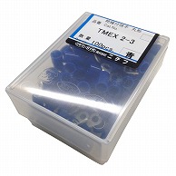 オーム電機 TMEX2-3-BLU 00-4659 ニチフ 圧着端子 絶縁丸型R型 100個入 TMEX2-3-BLU（ご注文単位1袋）【直送品】