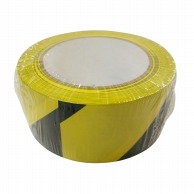 【直送品】 株式会社キラックス 危険表示PVCラインテープ 50mm×33m 黄／黒 1巻（ご注文単位30巻）