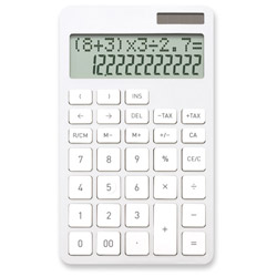 アスカ 電卓 リーサムルフト 税率設定対応 Sサイズ C1242W ホワイト ［12桁］ C1242W 1個（ご注文単位1個）【直送品】