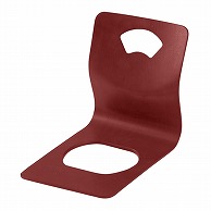 福井クラフト 木製座椅子　重厚型 扇茶 95963010 1個（ご注文単位1個）【直送品】