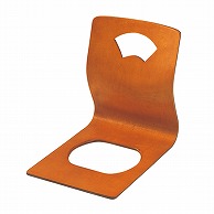 【直送品】 福井クラフト 木製座椅子　重厚型 扇黄 95963020 1個（ご注文単位1個）