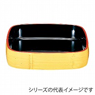 福井クラフト 寿司桶　8寸竹型角桶 クリーム刷毛目 65032440 1個（ご注文単位1個）【直送品】