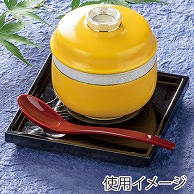 福井クラフト 角茶碗蒸台 黒 75000630 1個（ご注文単位1個）【直送品】