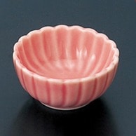 >【直送品】 福井クラフト 陶器珍味　菊鉢　小 ピンク 12015150 1個（ご注文単位1個）