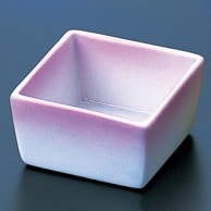 >【直送品】 福井クラフト 陶器珍味　角 紫吹 80500100 1個（ご注文単位1個）