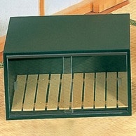 福井クラフト 木製フードBOX グリーン干漆 81283200 1個（ご注文単位1個）【直送品】