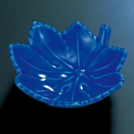 福井クラフト 陶器珍味　紅葉小皿 ルリ 89669915 1個（ご注文単位1個）【直送品】