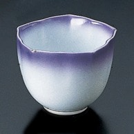 【直送品】 福井クラフト 陶器珍味　桔梗型　小 紫吹塗 89670610 1個（ご注文単位1個）