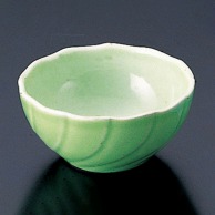 福井クラフト 陶器珍味　ねじり鉢 グリーン 97010090 1個（ご注文単位1個）【直送品】