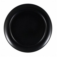 福井クラフト 8寸ツバ付丸盛皿 黒乾漆 15103650 1個（ご注文単位1個）【直送品】