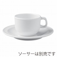 【直送品】 福井クラフト メラミンカップ　コーヒーカップ　M　200cc ホワイト 83361410 1個（ご注文単位1個）