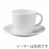 【直送品】 福井クラフト カップ　メラミンコーヒーカップ　L　300cc ホワイト 83361420 1個（ご注文単位1個）
