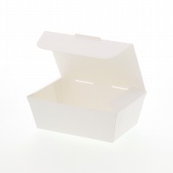 【直送品】クラウンパッケージ 紙製容器　ホワイトシリーズ　テイクアウト SF－2  50枚/袋（ご注文単位4袋）