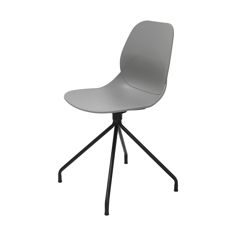 市場 オフィスチェア　Chair　02　steel 2脚セット　グレー OFC-3718GY 1セット（ご注文単位1セット）【直送品】