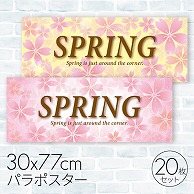 春　パラポスター 桜スプリング　20枚 08C－46401B2 1セット（ご注文単位1セット）【直送品】