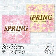 春　テーマポスター 桜スプリング　20枚 08C－46402B2 1セット（ご注文単位1セット）【直送品】