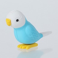 イワコー 消しゴム　インコ ブルー ER-BDOU293 1個（ご注文単位10個）【直送品】