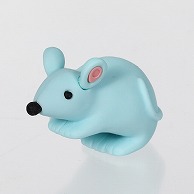 イワコー 消しゴム　ネズミ ブルー ER-BDOU281 1個（ご注文単位10個）【直送品】