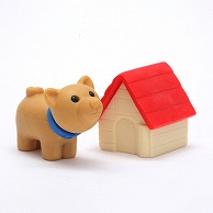 イワコー 消しゴム　子犬ハウス レッド ER-BDOU180 1個（ご注文単位10個）【直送品】