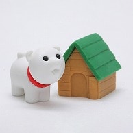 イワコー 消しゴム　子犬ハウス グリーン ER-BDOU181 1個（ご注文単位10個）【直送品】